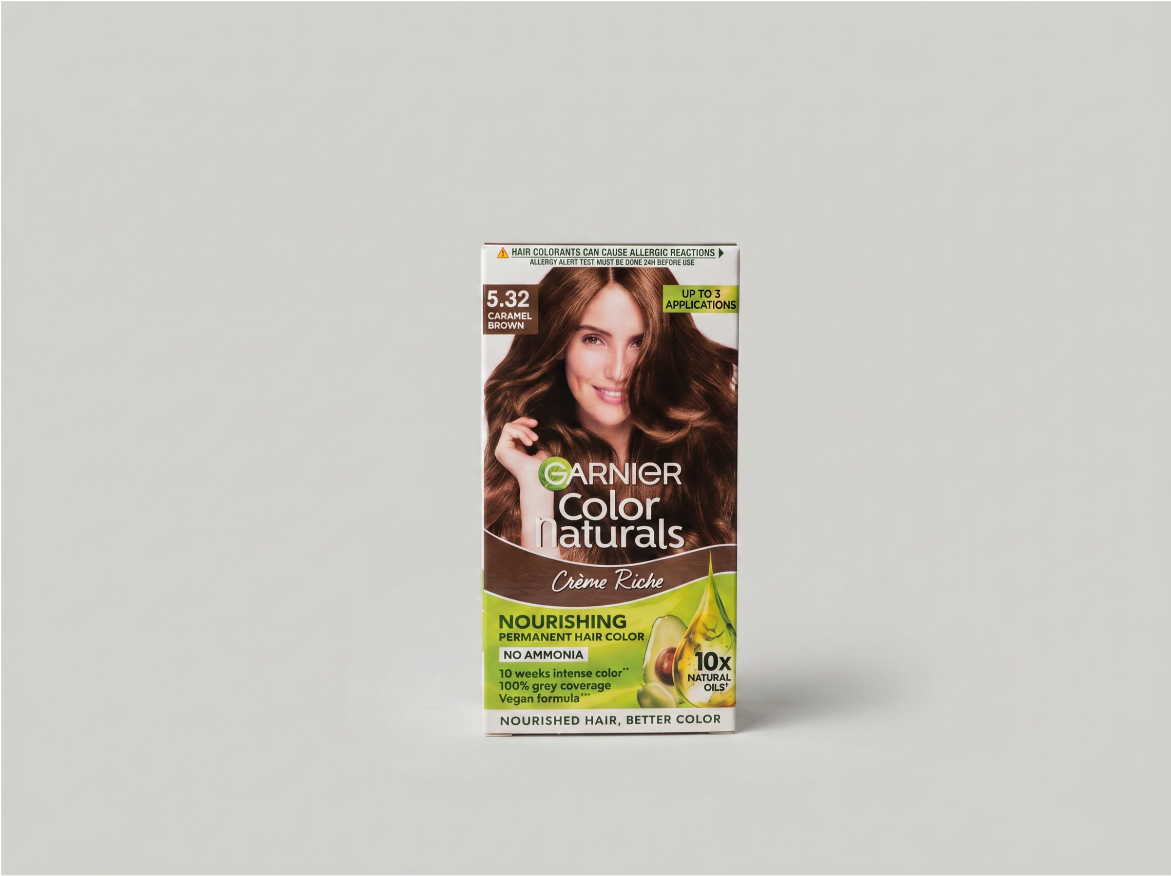 Garnier color naturals (Caramel Brown) 35ml + 30g