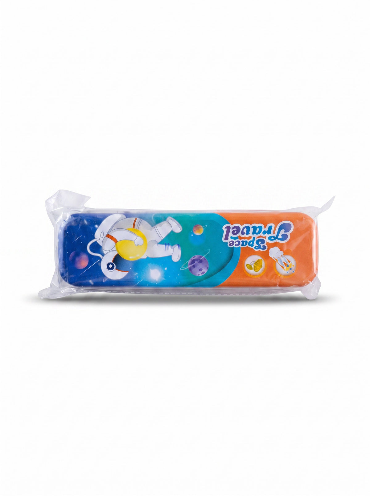 Space Travel Bus Cartoon Printed Pencil Box
