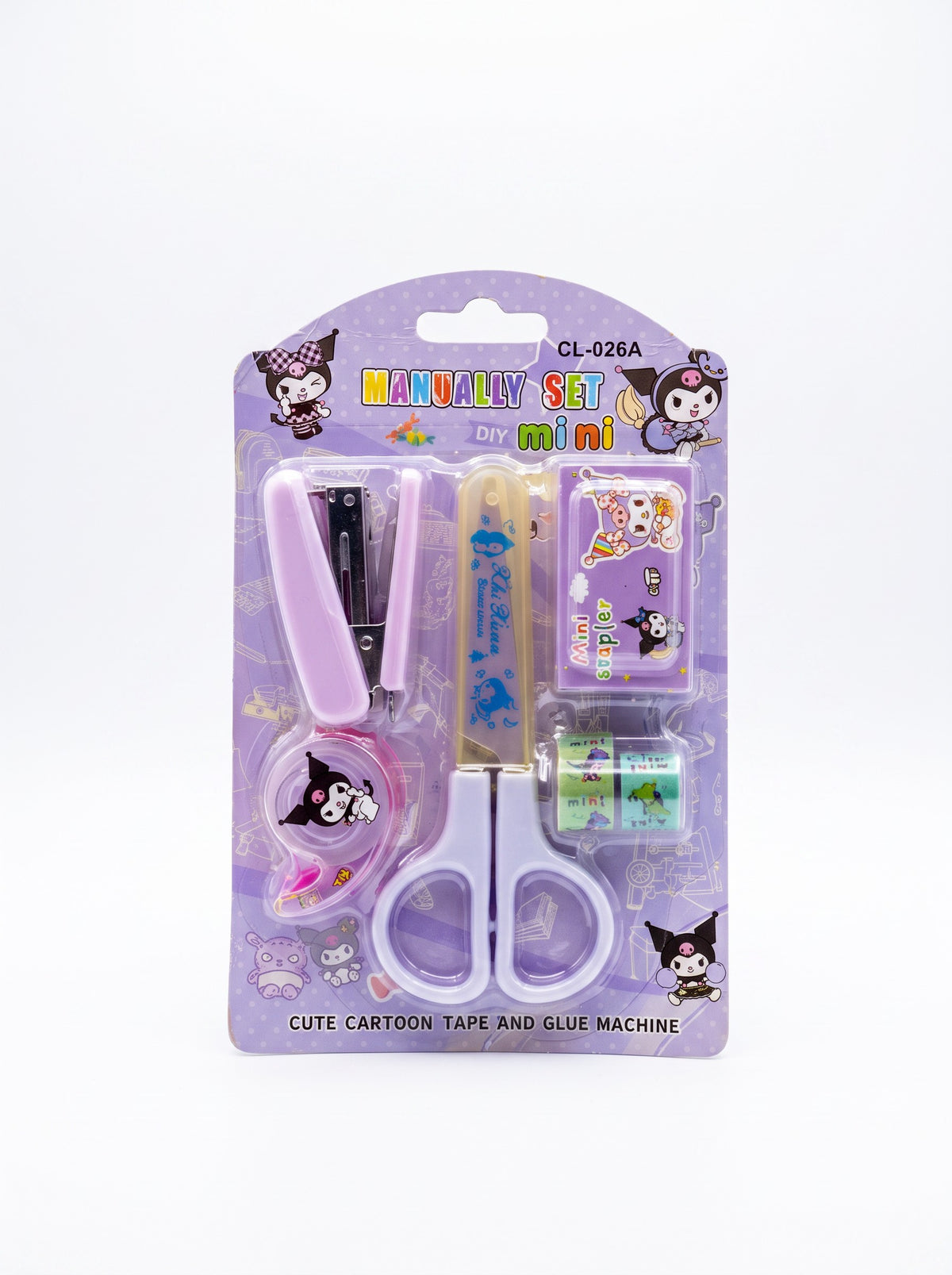 Manually Cartoon Stationary Set Diy Mini