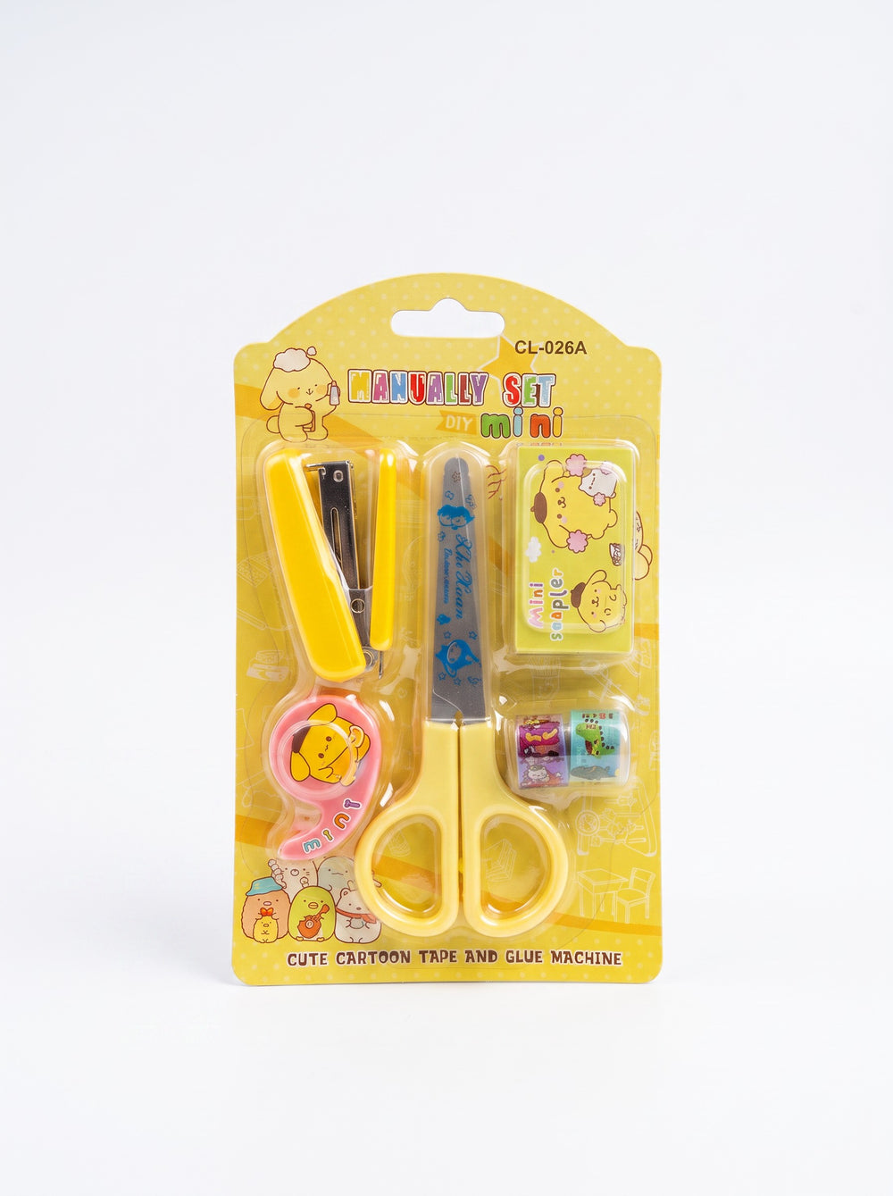 Manually Cartoon Stationary Set Diy Mini