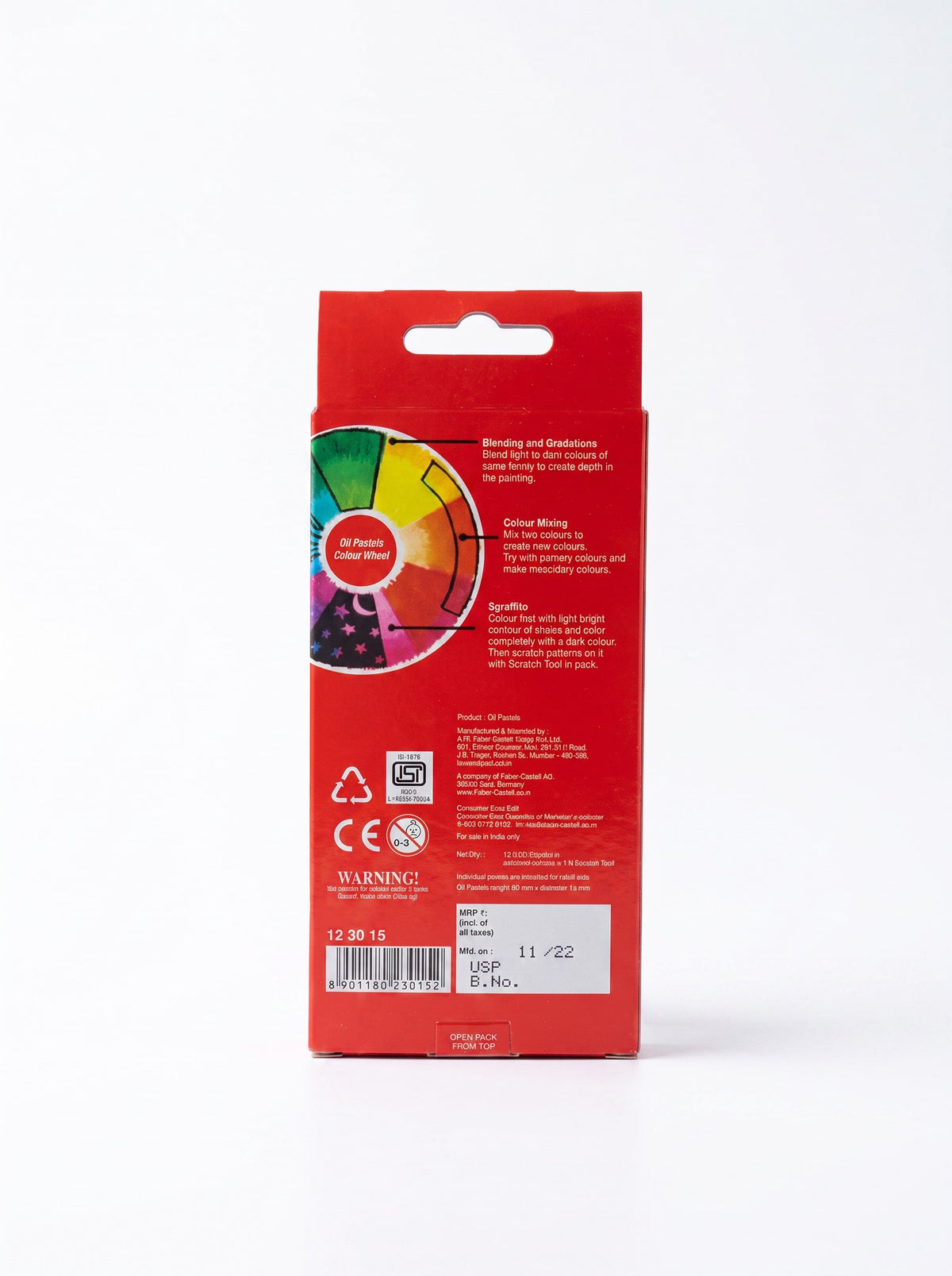 Oil Pastels Colour Wheel