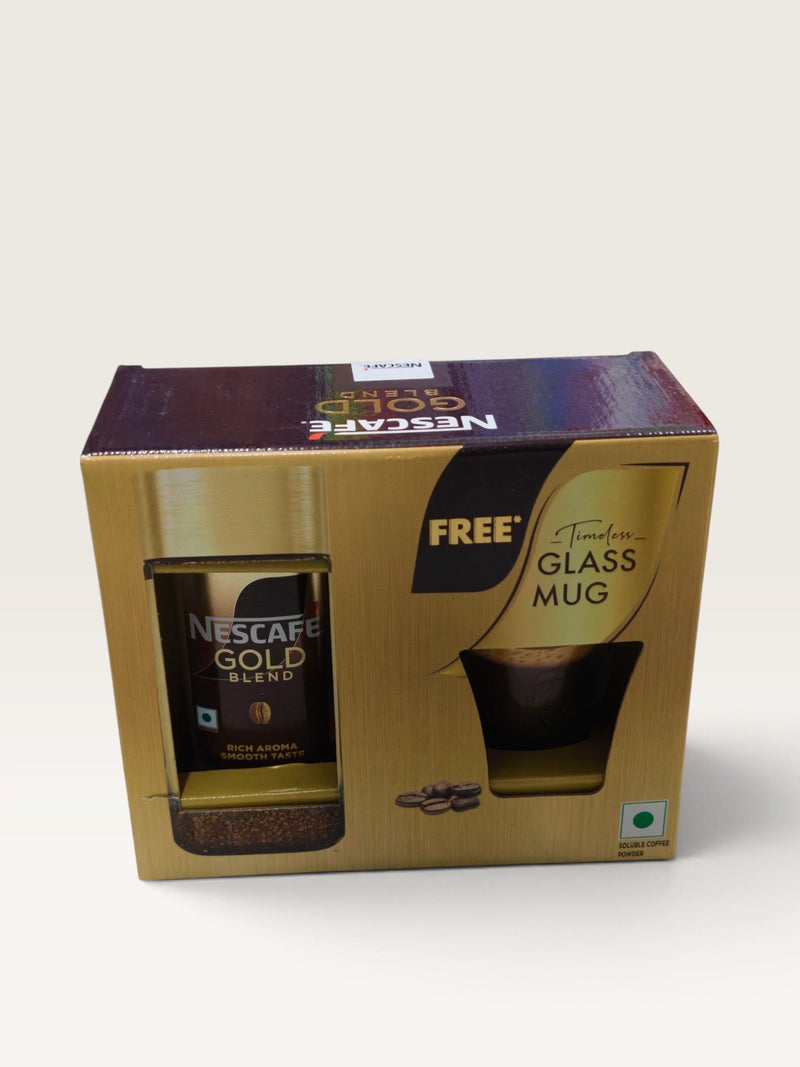Nescafe Gold Blend coffee With Free Glass mug