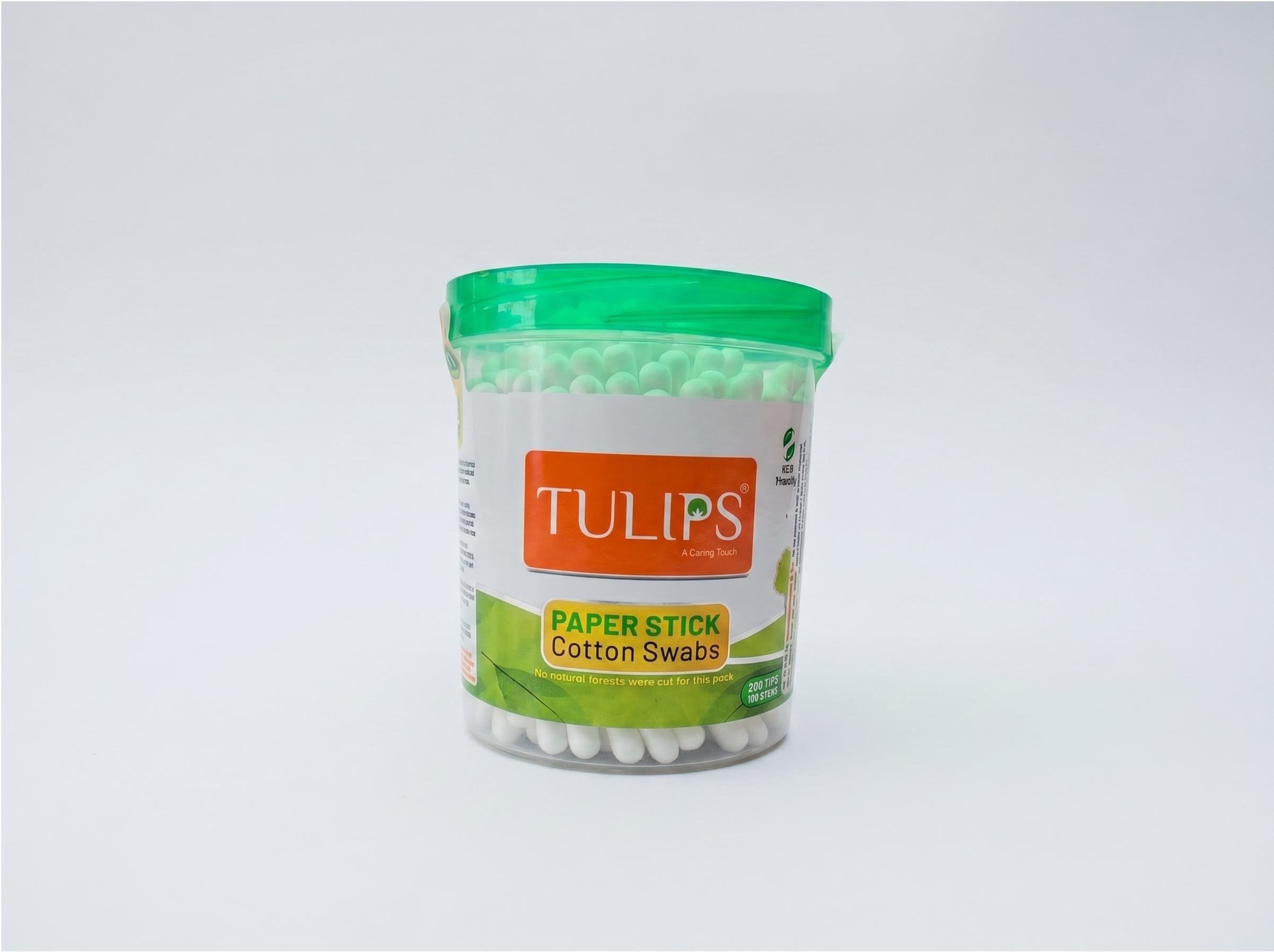 Tulips Paper Stick Cotton Swabs
