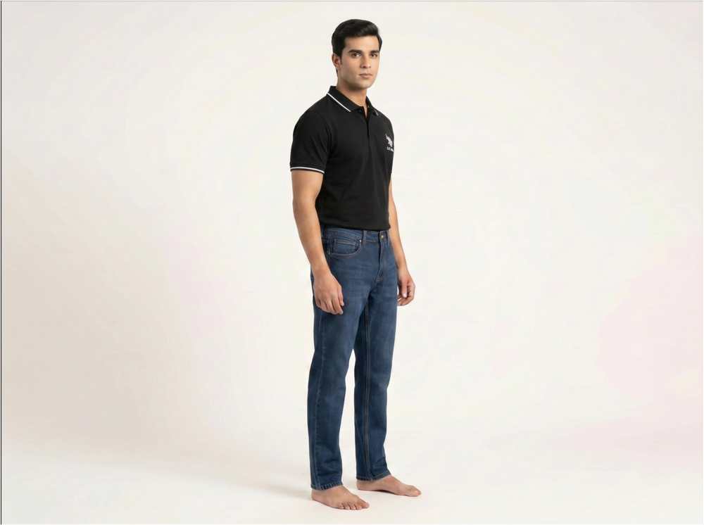 U.S Polo Black Shirt for Men