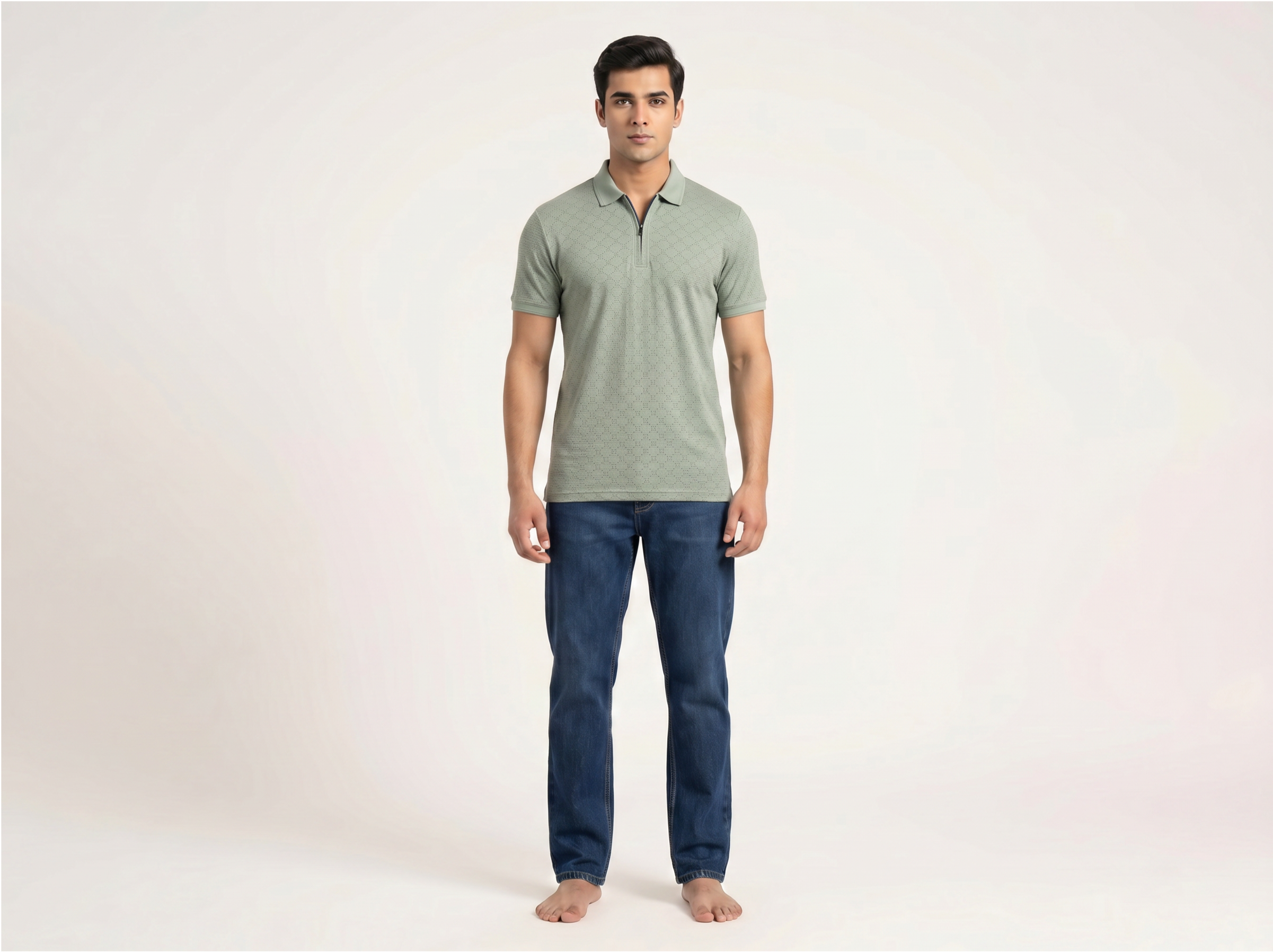 Olive Polo Shirt for Men