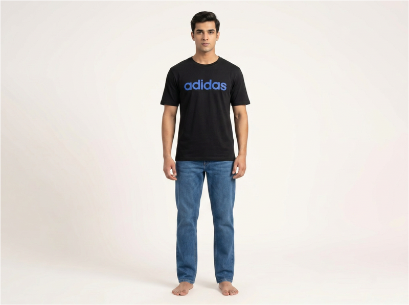 Adidas Black T-shirt for Men