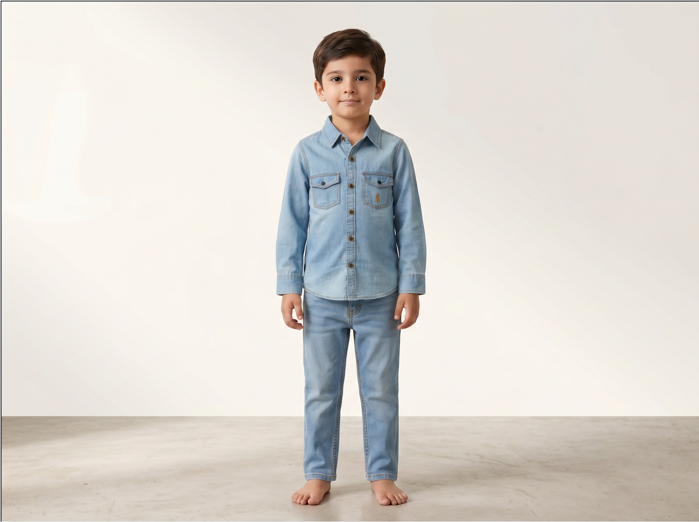 Denim Button shirt for Kids