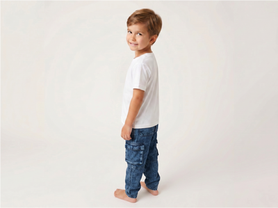 Dark blue Cargo Pants for Kids