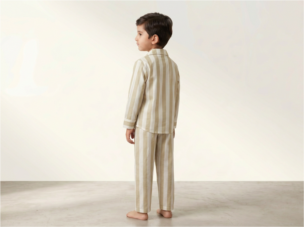Beige Nightsuit for kids
