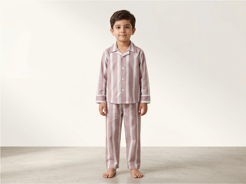 Striped Nightsuit for Kids