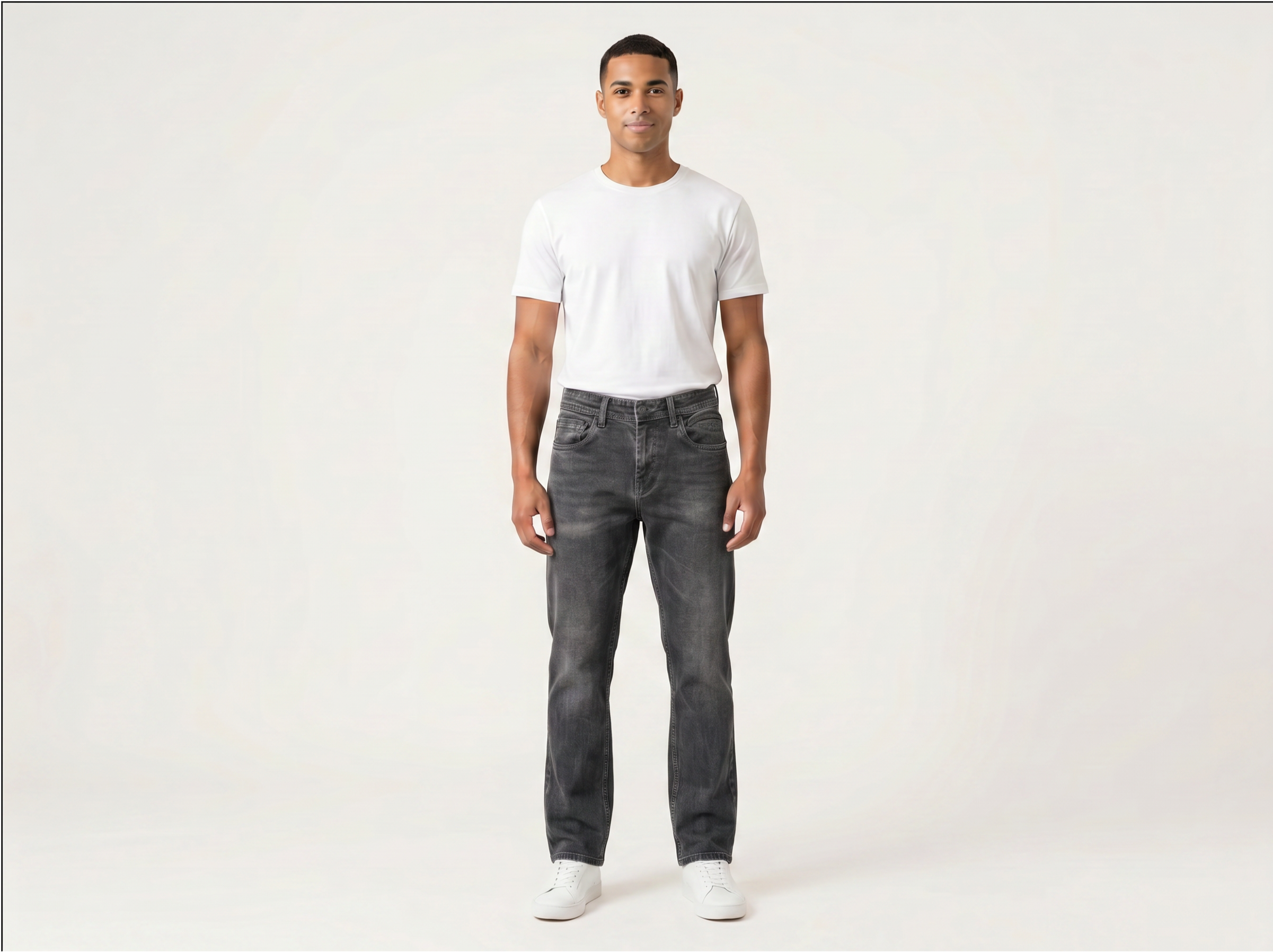 HQ Black Denim Jeans for Men