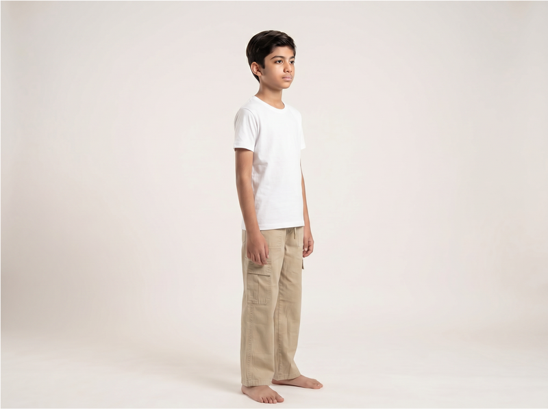 Beige Cargo pants for Boys