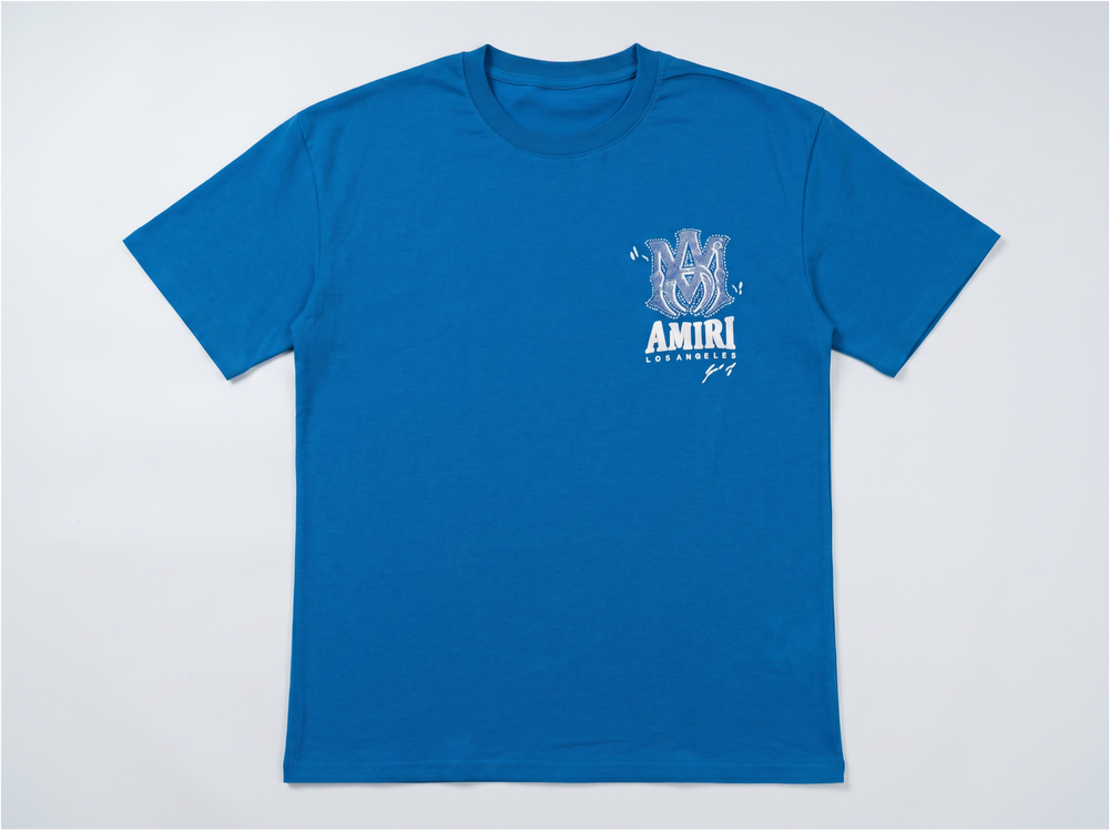 Amiri Blue T-shirt for Men